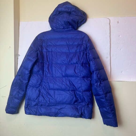 DESCENTE Down Ski Puff Jacket Coat Remove Hood Warm Parka Zipper Pockets Pack 10 - Picture 5 of 16